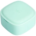 thumbnail image 1 of Large Aligner Case with Vent Holes, Denture Bath Case with Magnetic Closure, Discreet Denture Soaking Container, Deep False Teeth Cleaning Cup (Mint Green), 1 of 7