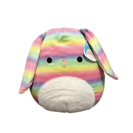 Squishmallows Official Kellytoys Plush 12 Inch Danya the Rainbow Bunny Easter Edition Ultimate Soft Stuffed Toy