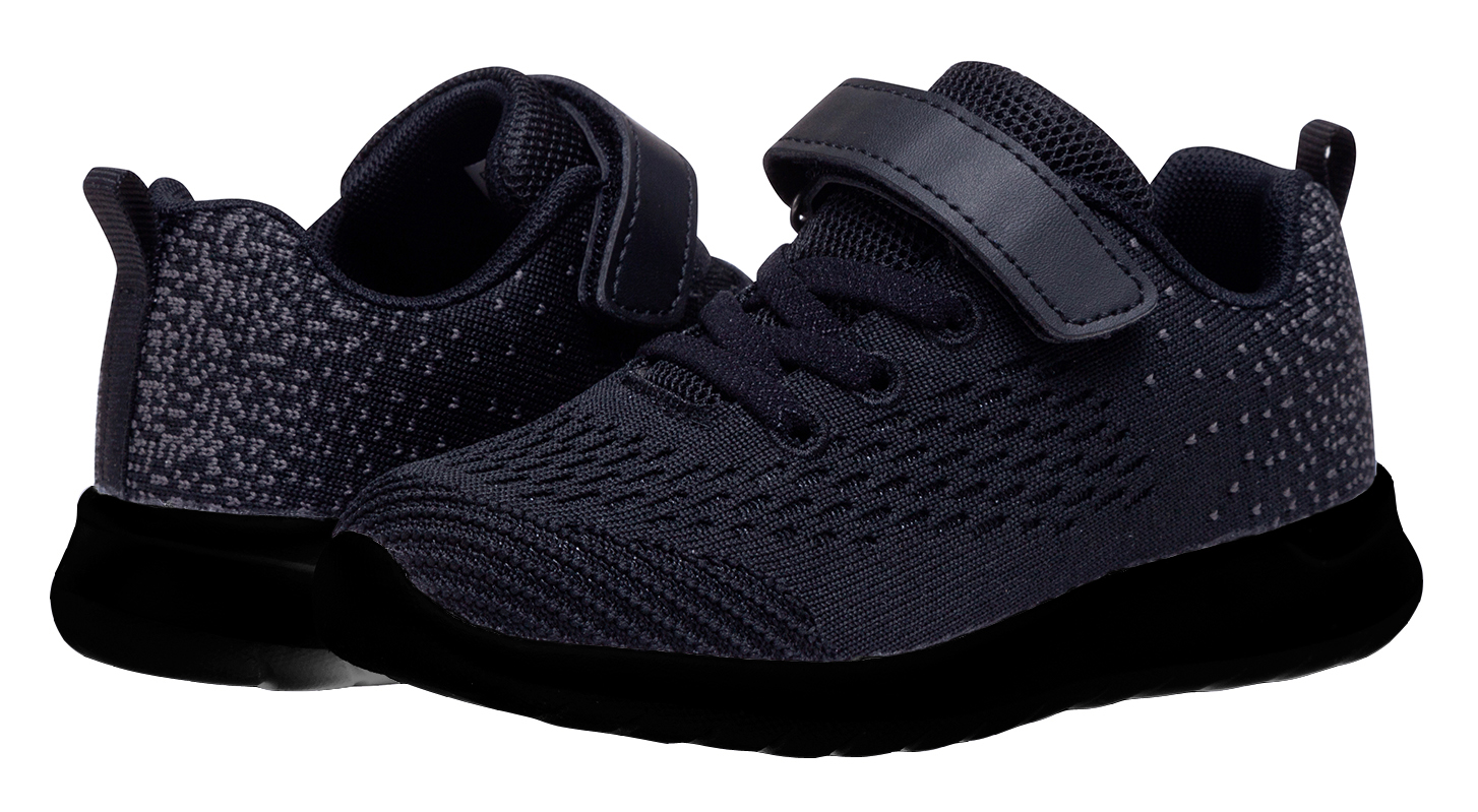 NEWMALL Kids Breathable Mesh Sneakers, Black photo 7