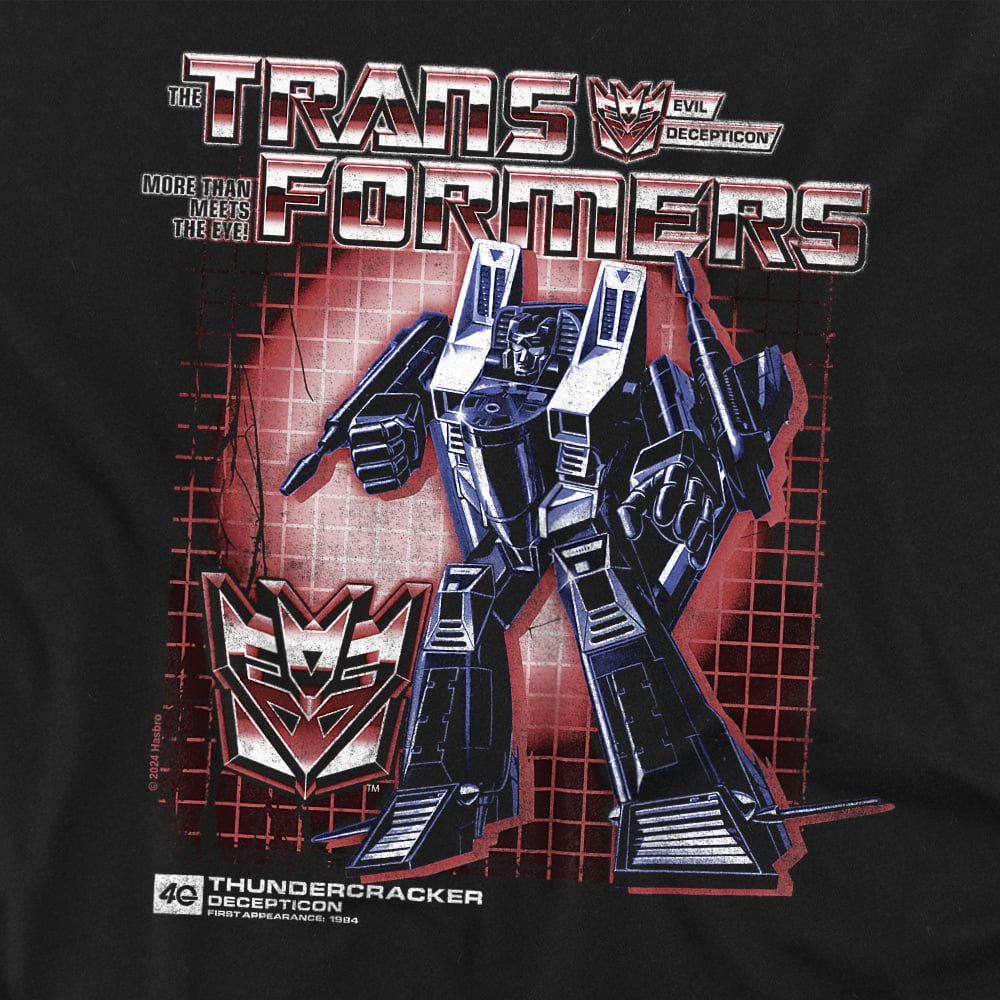 Transformers 40Th Anniversary T-Shirt Thundercracker Box Unisex Graphic Tee for Men & Women