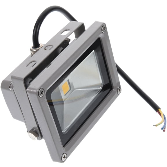 OULII Energy Saving 10W LED Flood Light Waterproof Warm White for Security and Outdoor Illumination