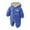 Navy, variant on NOKIO Unisex Baby Snowsuit Infant Cute Bear Hooded Winter Warm Jumpsuit Autumn/Winter Cute Cartoon Bear Hooded Zippered Jumpsuit Party Birthday Indoor And Outdoor