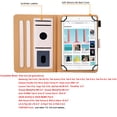 thumbnail image 3 of Dteck Universal 7.5-8.5 inch Tablet Case, Multi-Angle Stand Flip Wallet Case with Cards Slots / Pen Holder Magnetic Buckle Cover for iPad Mini,Kindle Fire HD 8, Galaxy Tab & Other 7.5-8.5 inch Tablet, 3 of 8
