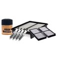 thumbnail image 1 of Kit De Bujías Doble Platino, Filtro De Aire, Filtro Para Aceite Sintético Y Filtro De Cabina 7 PIEZAS Afinación Sin Aceite Compatible con 3 Sport 2010 A 2013 Mazda L4 2.5L, 1 of 3