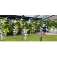 thumbnail image 4 of Guirnalda colgante de glicina de seda artificial, plantas artificiales para, 4 of 5