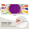 thumbnail image 5 of Colorful Paint Splash Burst Kitchen Rug Mat,Kitchen Runner Rugs Non Skid Washable,Decorative Kitchen Floor Mats for Kitchen,Sink,Laundry,17"X47", 5 of 5