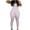 Purple, variant on Kaemgyyd Women Workout Jumpsuit Seamless Ribbed Bodycon Yoga One-Piece Outfit Ribbed Spaghetti Strap Sleeveless Leggings Romper