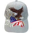thumbnail image 1 of aesthetinc Patriotic American Flag Design Baseball Cap USA 3D Embroidery, 1 of 2