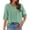 Mint Green, variant on Gkeoshab Shirts for Women Long Sleeve Shirts for Women Mock Neck Tops Pleated Front Blouses Dressy Casual Fall Clothes Womens Sweaters
