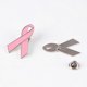 thumbnail image 3 of Broches de esmalte con lazo rosa para mujer, insignias de solapa con botón, concientización sobre el cáncer de mama y esperanza., 3 of 4