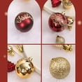 thumbnail image 4 of Juego de adornos navideños de plástico irrompible: 42 piezas para decorar árboles, coronas y el hogar | Incluye caja de regalo, 4 of 7
