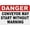 Warning Sign 2, variant on Danger Condemned Do Not Enter Sign 8"x12" - Aluminum Tin Warning for Home Outdoor Garden, Weatherproof Security Decor for Building