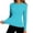 Blue, variant on Vivianyo HD Women's UPF 50 Long Sleeve Sun Protection Shirt, Quick Dry Fishing Hiking Outdoor Top, Women's Black, Sizes S-3XL