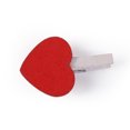 thumbnail image 1 of Seitruly 30 Uds. Clips de clavija de con forma de corazón y amor prácticos pinzas de ropa duraderas multifuncionales que combinan con todo foto Carpetas de archivos, 1 of 1