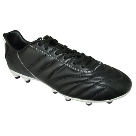 VIZARI - Classico Junior FG- Soccer Shoes  Cleats  Black/White  Size - 2 (Junior)