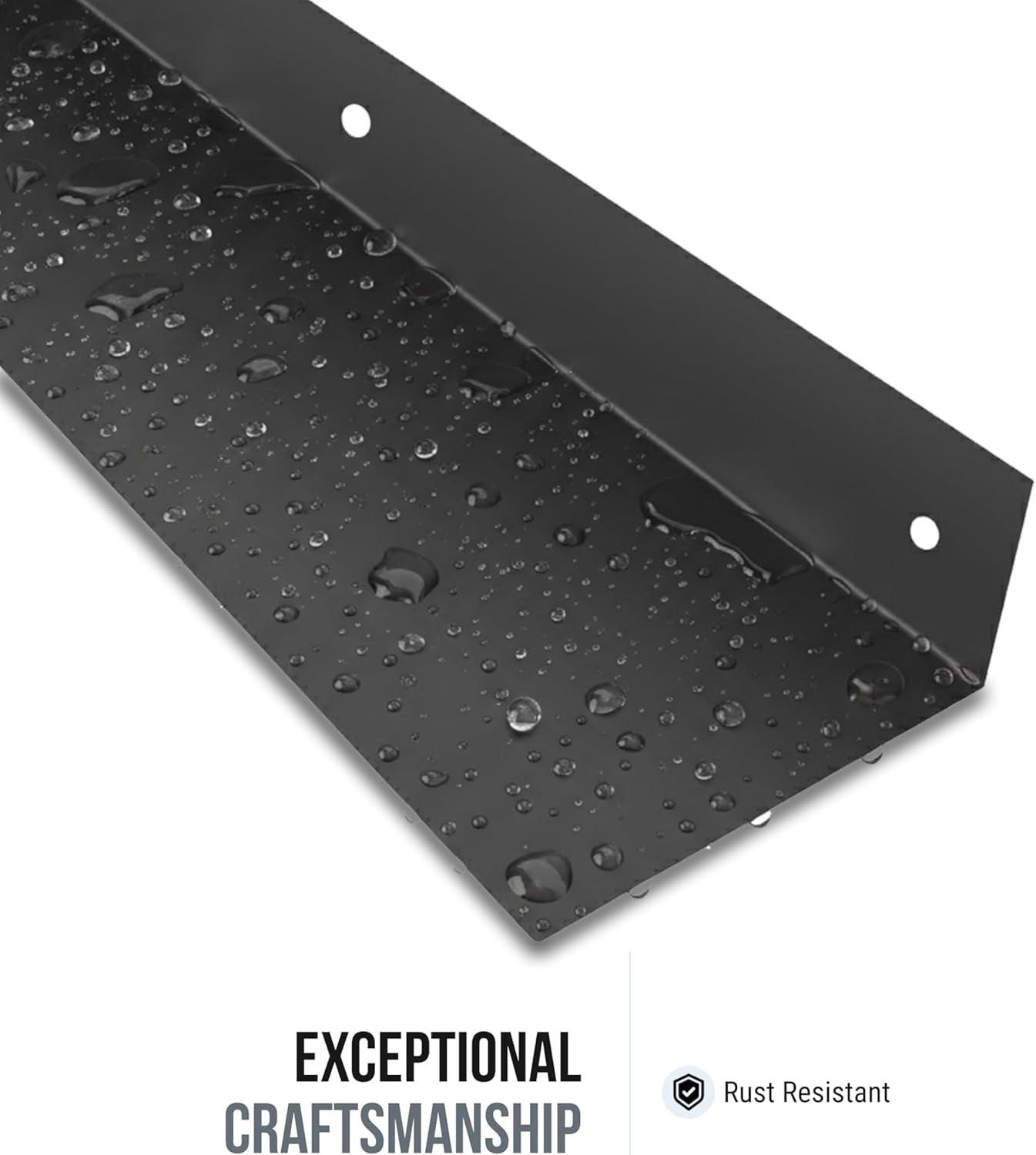 SIMOND STORE Linear Floating Shelf - Steel Industrial Heavy Duty Metal Wall Mounted DIY Designed Shelf (24" X 8" X 2.5", Powder Coated Black)
