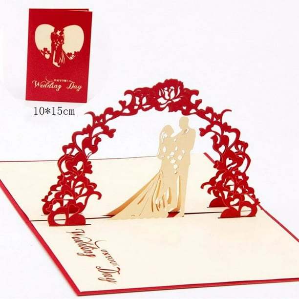 Tarjeta postal de feliz cumpleaños Vintage cortada con láser, tarjetas de regalo de felicitación, 3D papel en blanco, invitaciones emergentes hechas a mano, personalizadas con sobre
