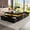 Black, variant on Euroco Modern Glossy Square Storage Coffee Table with 4 Drawers, 43.3", Black