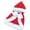 Red, variant on Funny Doge Cat Christmas Costume Santa Cosplay Pet Christmas Cape Dress Up Clothes Warm Red Scarf Cloak With Hat Pet Accessories