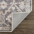 thumbnail image 4 of Hauteloom Okoth Living Room, Bedroom Area Rug - Farmhouse - Silver - 2' x 2'11", 4 of 12