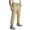 Khaki, variant on Zimjoy Athletic Pants for Men Casual Stretch Quick Dry Tapered Joggers Elastic Drawstring Active Pants for Workout, Running, Black L