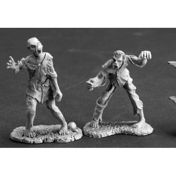 Reaper Miniatures Billy & Earnest, Zombies 2P 03604 Dark Heaven Unpainted Metal