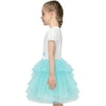 thumbnail image 5 of Girls Dress Blue Mermaid Princess Embroidery Sequin Tulle Short Sleeve 6 Years, 5 of 8