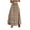 Khaki, variant on Vedolay Women's Skirts for Women Plus Size High Waist Flared Hem Party A Line Skirt,Pink L