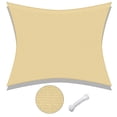 thumbnail image 3 of Yescom 16x20 Ft 97% UV Block Rectangle Sun Shade Sail HDPE Canopy Patio Garden Lawn Park Backyard 2 Pack, 3 of 9