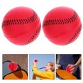 thumbnail image 1 of OULII 5 Pcs Balles de Baseball d'Entraînement en PU Rouges Matériau Doux et Sécuritaire Balles de Baseball pour Pratique, 1 of 8
