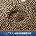 thumbnail image 4 of Smiry Luxury Chenille Bathroom Rugs, Extra Soft and Absorbent Bath Mat, Camel, 24"x35", 4 of 8