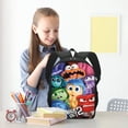 thumbnail image 5 of mochila escolar con estampado de dibujos animados para niño y niña, morral con estampado de dibujos animados de Inside Out 2, bolsa de libros para estudiantes-Backpack Student Shoulder Bag, 5 of 5