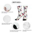 thumbnail image 5 of Men's South Korean Flag Novelty Athletic Socks Women's Digital Printing Funky Patterned Crew Socks, 5 of 7