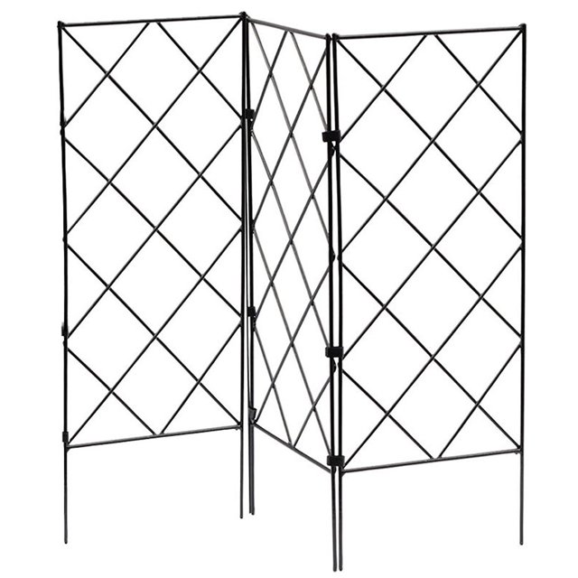 3 Sheet3pcs Plegable Planta Arco Escalada Enrejado Marco Jardín Flor Planta Crecimiento Soporte