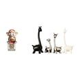 thumbnail image 1 of Figura de escritorio,Figura de Dios de la Fortuna de Dibujos Animados,Regalo Feng Shui,Estatua de ciervo alce,Estatua de jirafa de cerámica,decoración moderna para el hogar,Figuras de, 1 of 8
