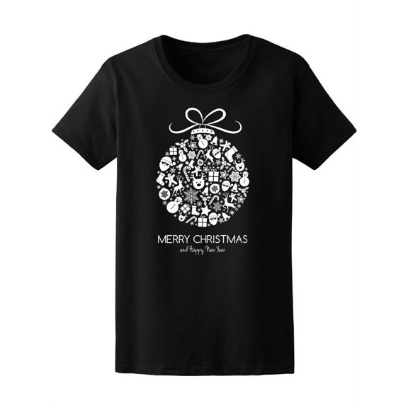 Christmas Wishes Christmas Ball T-Shirt Women -Image by Shutterstock, Female x-Large