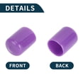 thumbnail image 6 of Wheel Lug Nut Bolt Cylindrical Shape Exterior Rims Tire Nut Screws Dust Cap Cover Nut Protection Purple 20pcs 17mm, 6 of 7