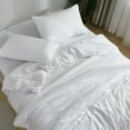 thumbnail image 1 of Juego de sábanas DOZ 100% viscosa de Bamboo Organic Queen Snow, 1 of 6