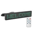 thumbnail image 1 of FYBTO LED Matrix Panel Remote Control Programmable Scrolling LED Sign for Store Car Bar Hotel Z741G Green-090404, 1 of 5