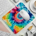 thumbnail image 2 of Tie-Dye Mouse Pad for Laptop Wireless Mouse Home Office Travel, Portable & Washable, 2 of 7