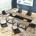 thumbnail image 2 of Tribesigns Small Conference Room Table for 4 People,Square Meeting Table for Home Office, 2 of 5