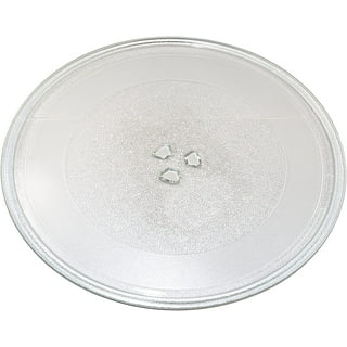 Microwave Turntable Glass Tray Microwave Oven Cooking Plate Round Rotating  Flat Dish Tray Y-Type Microwave Accessories Replacement, for Small Large