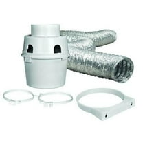 4 in. X 5 Ft. Indoor Dryer Vent Kit with Flexible Duct