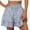 Light Blue, variant on Rezuofi 1 Pcs Shorts for Women Trendy Summer High Waisted Ruffle Tiered Skirt Skorts Dressy Casual Cute Flowy Beach Vacation Shorts