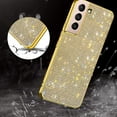 thumbnail image 3 of Compatible with Galaxy S22 Diamond Case Cute Bling Glitter Rhinestone Crystal Shiny Sparkle Protective Electroplate Plating Bumper Luxury Fashion Protection Cover for Women Grils, 3 of 14