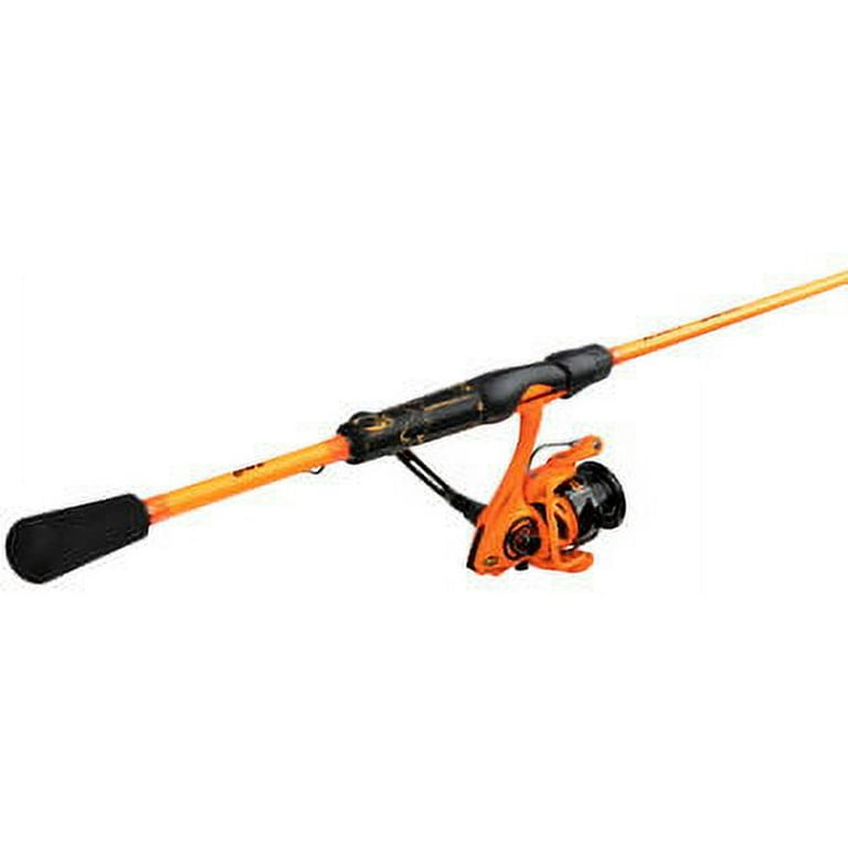 Lew's Xfinity Spinning Reel and Fishing Rod Combo, 6-Foot 6-Inch Rod, Orange