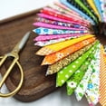 thumbnail image 6 of 120 Pcs 4" x 4"(10cm x 10cm) Fabric Scraps Printed Patchwork Squares for DIY Sewing Quilting Scrapbooking Crafts, 6 of 8