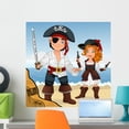 thumbnail image 1 of Pirates Wall Decal Mural by Wallmonkeys Vinyl Peel & Stick Graphic for Boys (24 in H x 24 in W), 1 of 4