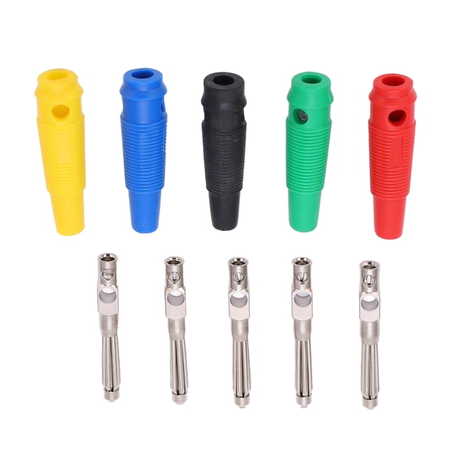 Conector Banana De 4 Mm, Contacto De Conector Banana Cobre Puro Macho De Alto Rendimiento De Transmisión Para TV ANGGREK Banana Plug Adapter