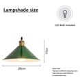 thumbnail image 2 of Plug In Pendant Light Fixtures Modern Minimalist Dining Room Metal Green Farmhouse Pendant Lights Kitchen Island Plug In Chandelier, 2 of 4